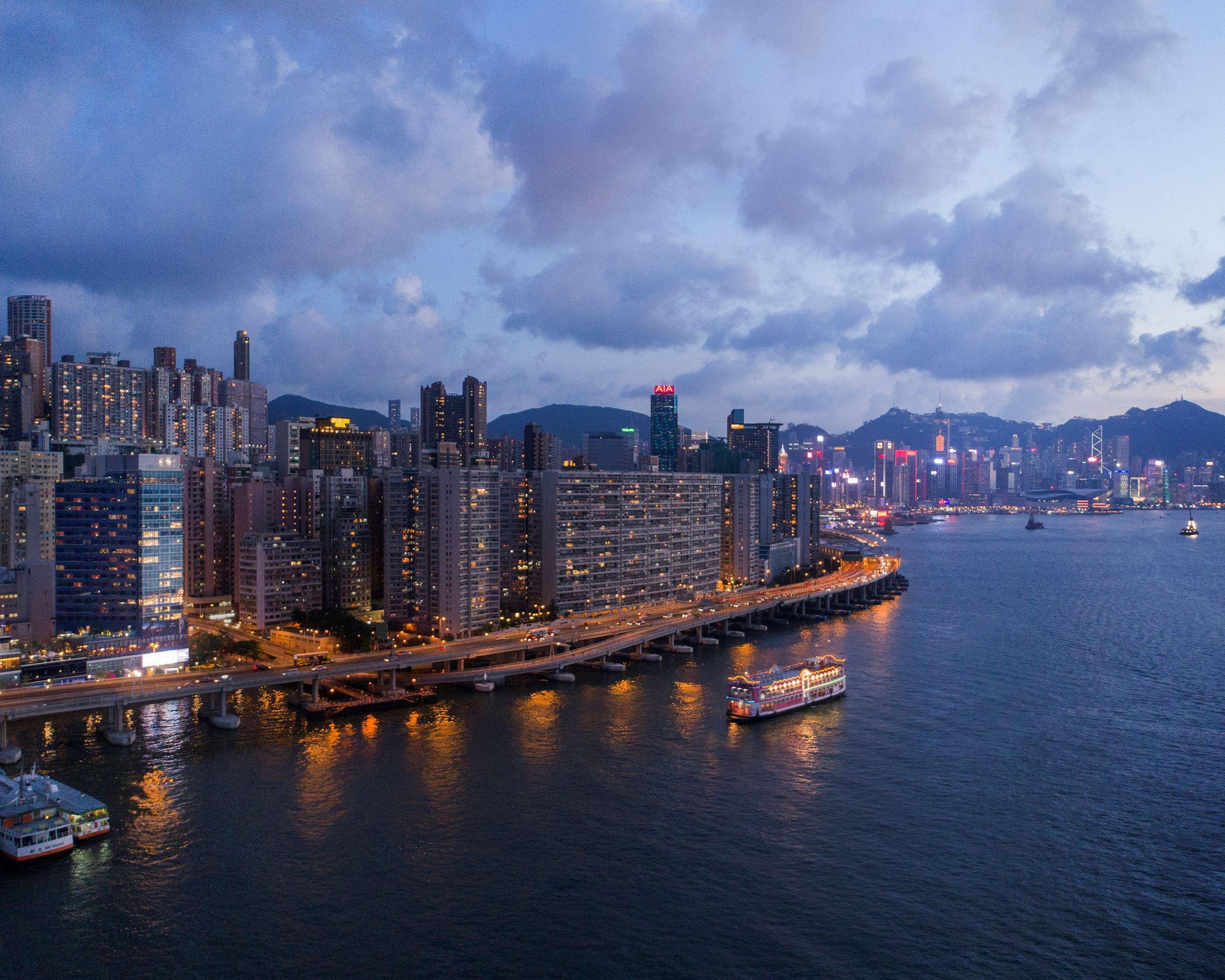 Hotel Hyatt Centric Victoria Harbour Hongkong Exteriér fotografie